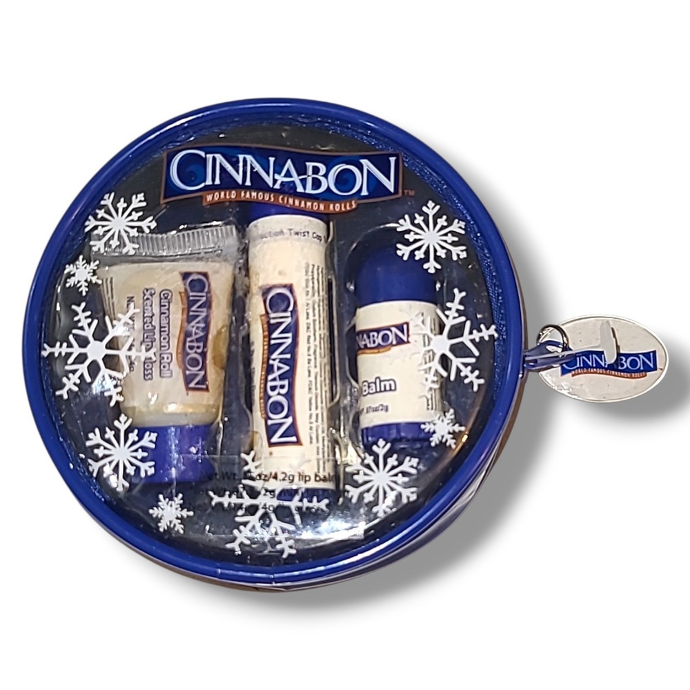 Vintage 2005 Cinnabon‎ Lip Gloss Set NOS Sealed Y2K Collectible Cosmetics
